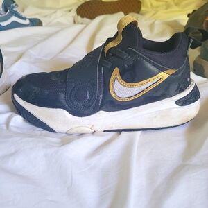 Nike Black and Gold Sneakers